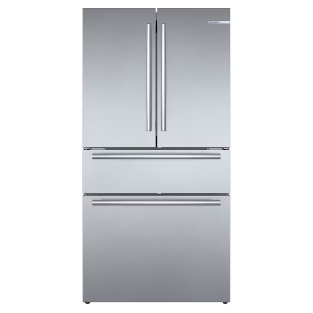 Bosch Counter-Depth 800 Series 21-cu ft 4-Door French Door Refrigerator with Ice Maker (Stainless Steel), B36CL80SNS/44 *JR2509, Retail: $3,999.00, FINAL PRICE: $1,899.99 + TAX