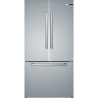 BOSCH 800 Series 36 in. 21 cu ft Smart Counter Depth French Door Bottom Freezer Refrigerator in Stainless Steel w/ Ice & Water, [FB187]