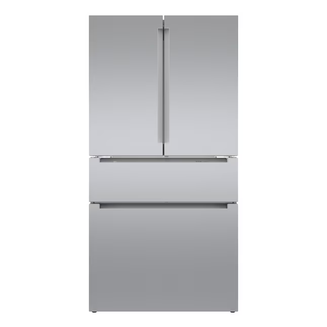Bosch Counter-Depth 800 Series 21-cu ft 36-in Wide with Ice Maker ( Stainless steel ) ENERGY STAR Certified