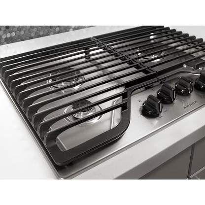Amana 30-in 4 Burners Stainless Steel Gas Cooktop