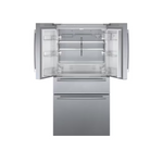 Bosch Counter-Depth 800 Series 21-cu ft 4-Door French Door Refrigerator with Ice Maker (Stainless Steel), B36CL80SNS/44 *JR2509, Retail: $3,999.00, FINAL PRICE: $1,899.99 + TAX