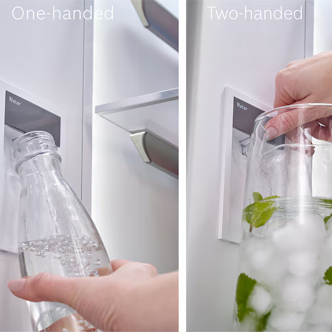 Bosch Counter-Depth 800 Series 21-cu ft 4-Door French Door Refrigerator with Ice Maker (Stainless Steel), B36CL80SNS/44 *JR2509, Retail: $3,999.00, FINAL PRICE: $1,899.99 + TAX