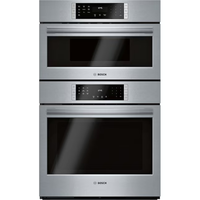 Bosch 30-in Self-cleaning Microwave Wall Oven Combo (Stainless Steel), HBL8753UC *JR2512, Retail: $5,799.00, FINAL PRICE: $3,799.99 + TAX