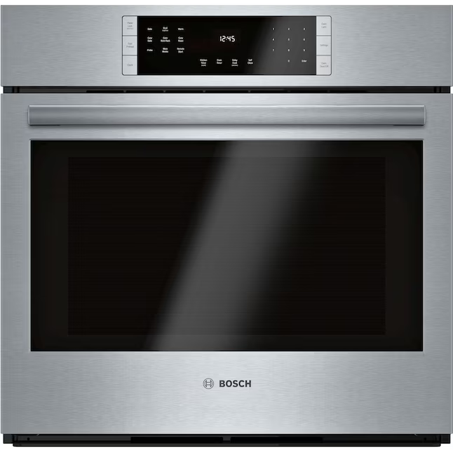 Bosch 800 Series 30-in Smart Single Electric Wall Oven True Convection Self-cleaning (Stainless Steel), HBL8453UC *HD2507, Retail: $3,049.00, FINAL PRICE: $1,699.99 + TAX