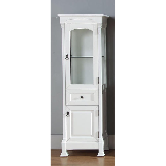 James Martin Vanities Brookfield 20.5-in W x 65-in H x 16.25-in D Cottage White Wood Freestanding Linen Cabinet, MSRP: $778.00, Final Price: $239.99 + Tax