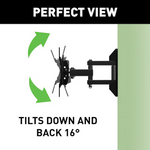 Sanus 19 to 40-in Full Motion Indoor Wall Tv Mount Fits TVs up to 40-in (Hardware Included), LSF110-B1   1449139 *HD2412 [FB205], Retail: $54.98, FINAL PRICE: $29.99 + TAX