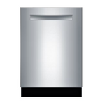 Bosch 500 Series Top Control 24-in Built-In Dishwasher With Third Rack (Stainless Steel) 44-dBA