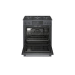 Bosch 800 Series 30-in 5 burners 4.8-cu ft Convection Oven Slide-In Natural Gas Range ( Black Stainless Steel )