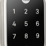 Google Nest x Yale Lock Satin Nickel Smart Lock Electronic Deadbolt with Wifi Bluetooth Keypad