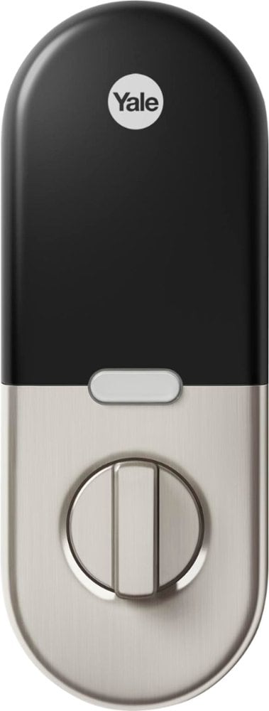 Google Nest x Yale Lock Satin Nickel Smart Lock Electronic Deadbolt with Wifi Bluetooth Keypad