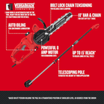 CRAFTSMAN 10-in Corded Electric 8 Amp Chainsaw