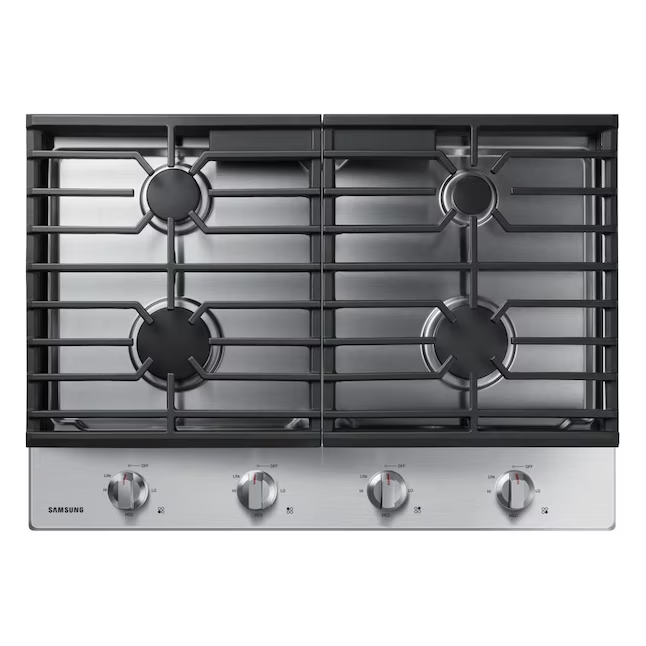 Samsung 30-in 4 burners Stainless Steel Gas Cooktop, NA30R5310FS *HD2509, Retail: $949.00, FINAL PRICE: $459.99 + TAX