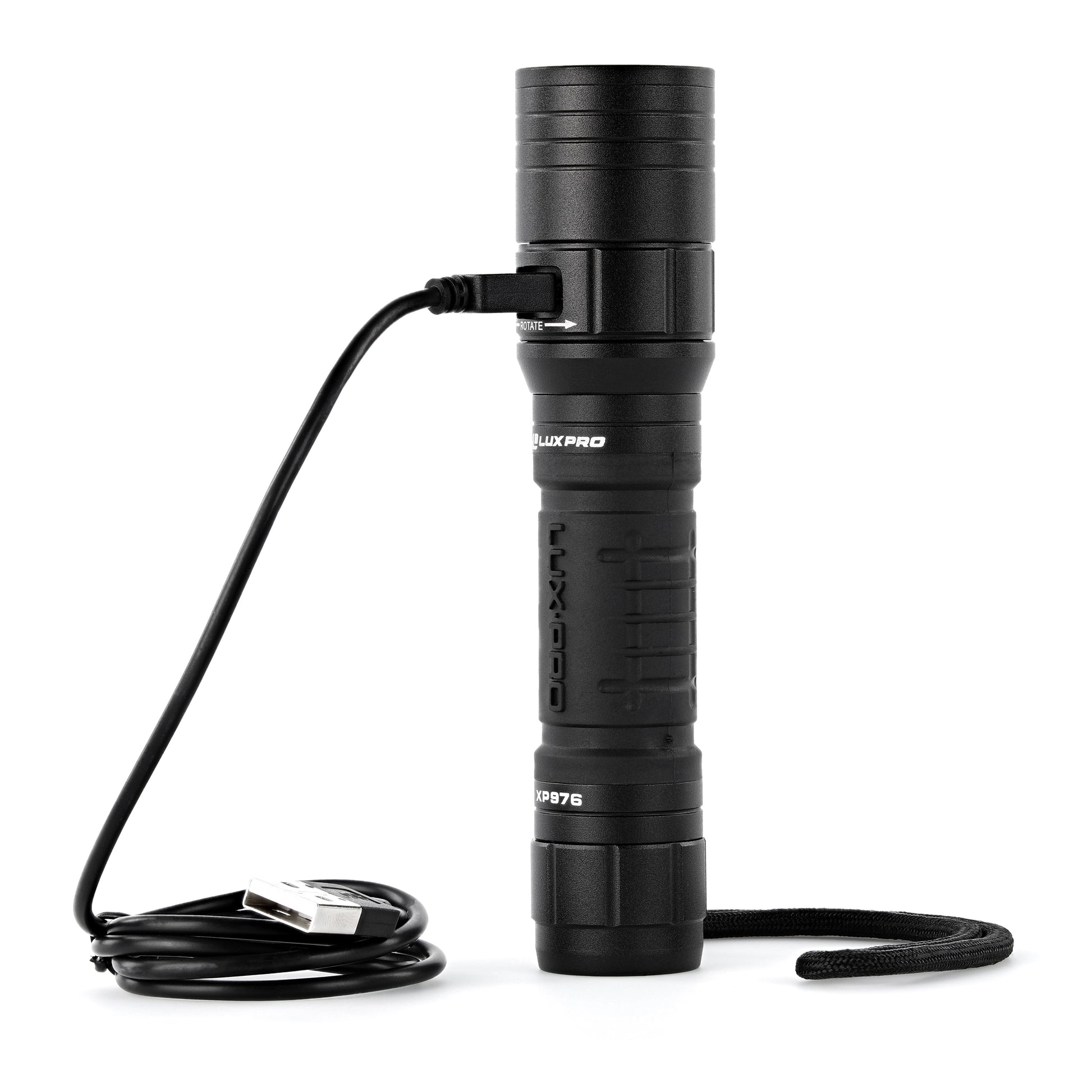 Lux-Pro 450-Lumen 4 -Adjustable Mode LED Rechargeable Flashlight