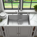 Duko Sink 33-IN Drop-In Single Bowl (Sink Only), HT3322S-S-9 CLEARANCE! $159.99 + TAX