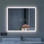 Hera 36x30 Frameless LED Mirror with Defogger, MA033630TD
