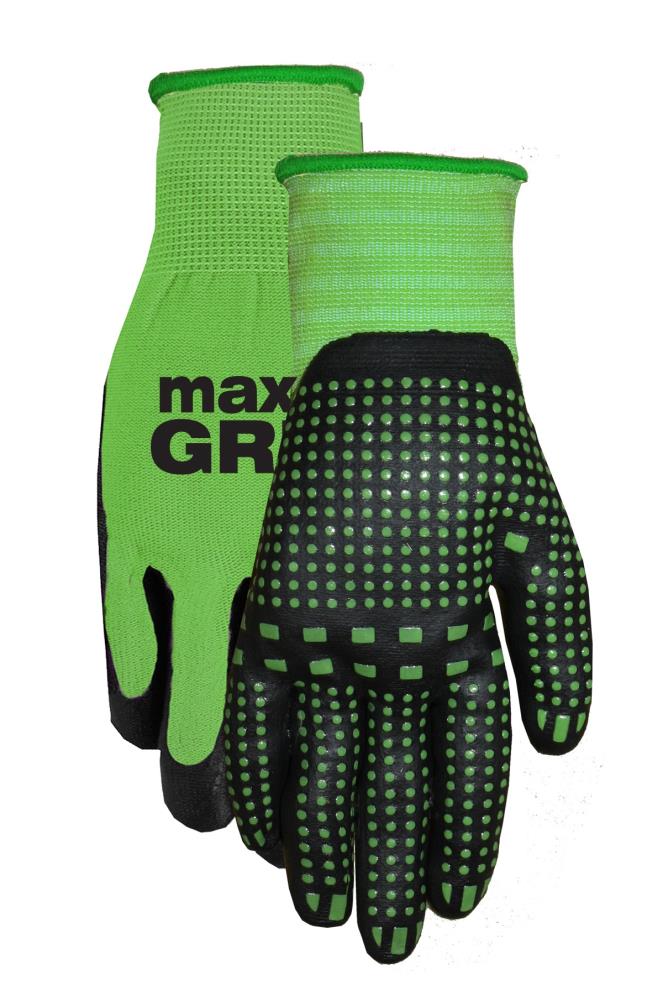 MidWest Quality Gloves, Inc. Medium Green Nitrile dipped Nitrile Everyday Gloves 1 -Pairs