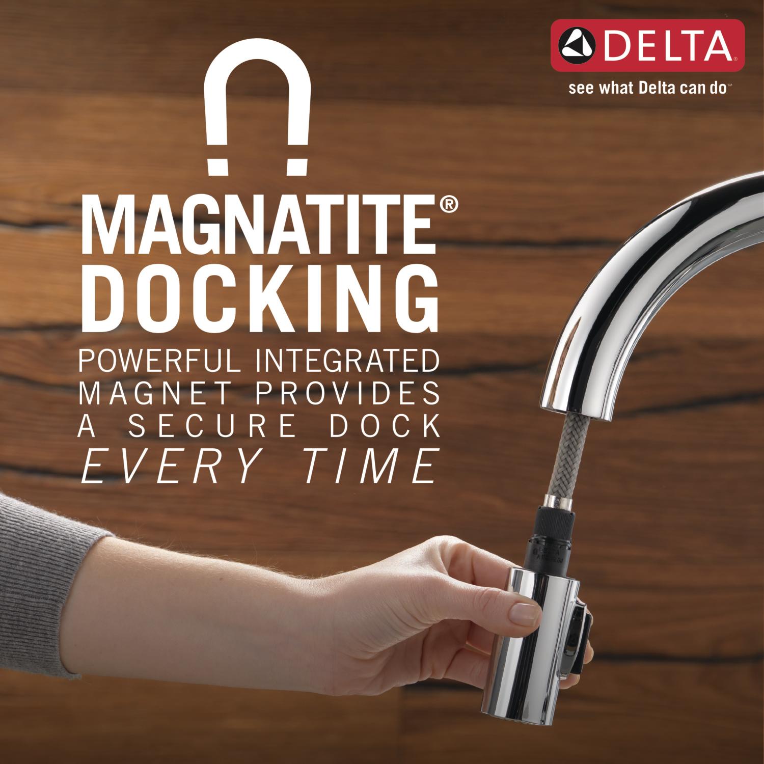 Delta Emmeline Single Handle Pull-Down Kitchen Faucet in Lumicoat Champagne Bronze, 9182-CZ-PR-DST, MRSP: $928, FINAL PRICE: $ + TAX