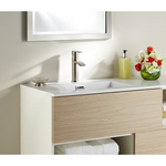 Giagni Sorizio Brushed Nickel Centerset 1-Handle WaterSense Bathroom Sink Faucet with Drain & Deck Plate, LL900-BN, 1519727, [FB216], FINAL PRICE: $39.99 + Tax