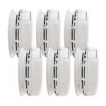 First Alert BRK 6-Pack Hardwired Photoelectric Sensor Ionization Sensor Smoke Detector, 1039863  2779555, MSRP: $157.99 - FINAL: