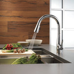 Delta Essa Single Handle Pull-Down Kitchen Faucet in Chrome, 9113-DST, MRSP: $456, FINAL PRICE: $ + TAX