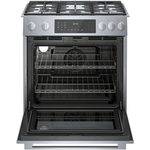 Bosch 800 Series 30-in Deep Recessed 5 burners Convection Oven Slide-In Dual Fuel Range (Stainless Steel), HDI8056U *JR2512, Retail: $3,299.00, FINAL PRICE: $1,599.99 + TAX