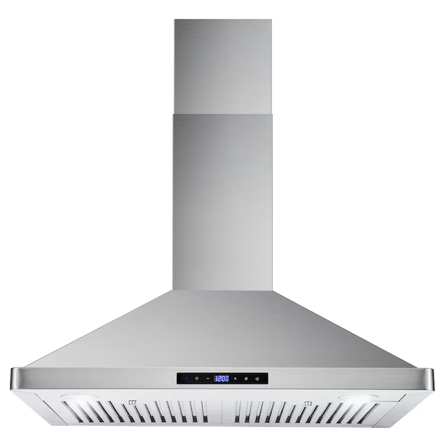 Cosmo 30-in Ducted 380-CFM Stainless Steel Wall-Mounted Range Hood, COS-63175S *JR2509, Retail: $279.99, FINAL PRICE: $149.99 + TAX