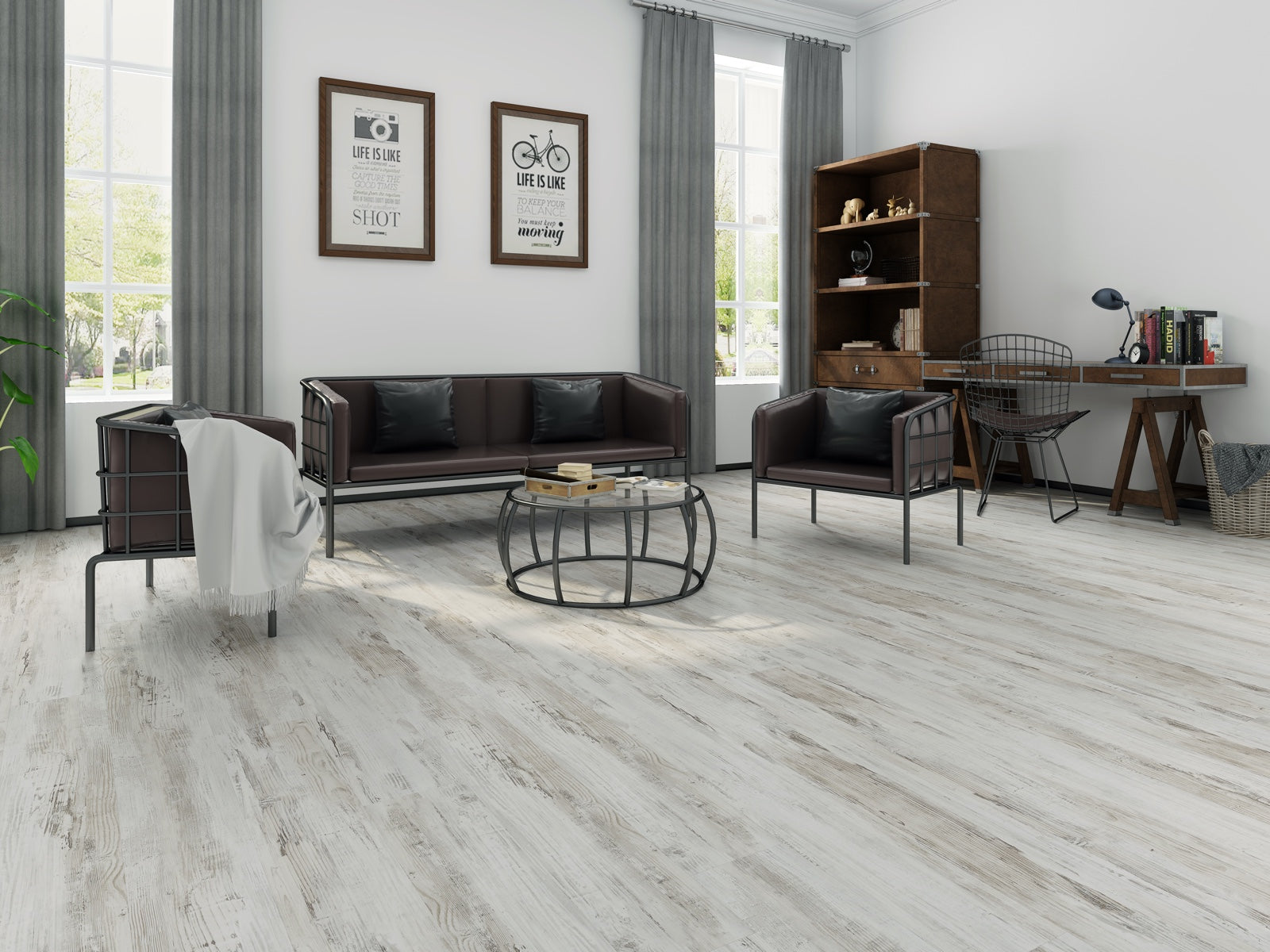 Honor 7x48 Luxury Vinyl Plank Flooring, ** ON SPECIAL ORDER **, USA19-007 - Glory Collection, 5mm, 20mil, 49 lbs, 28.40 sqft, 12pcs, Final: $1.99/sqft