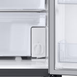 Samsung 27.4-cu ft Standard-Depth 36-in Wide Side-by-Side Refrigerator with Ice Maker ,Water and Ice Dispenser (Fingerprint Resistant Stainless Steel)