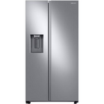 Samsung 27.4-cu ft Standard-Depth 36-in Wide Side-by-Side Refrigerator with Ice Maker ,Water and Ice Dispenser (Fingerprint Resistant Stainless Steel)
