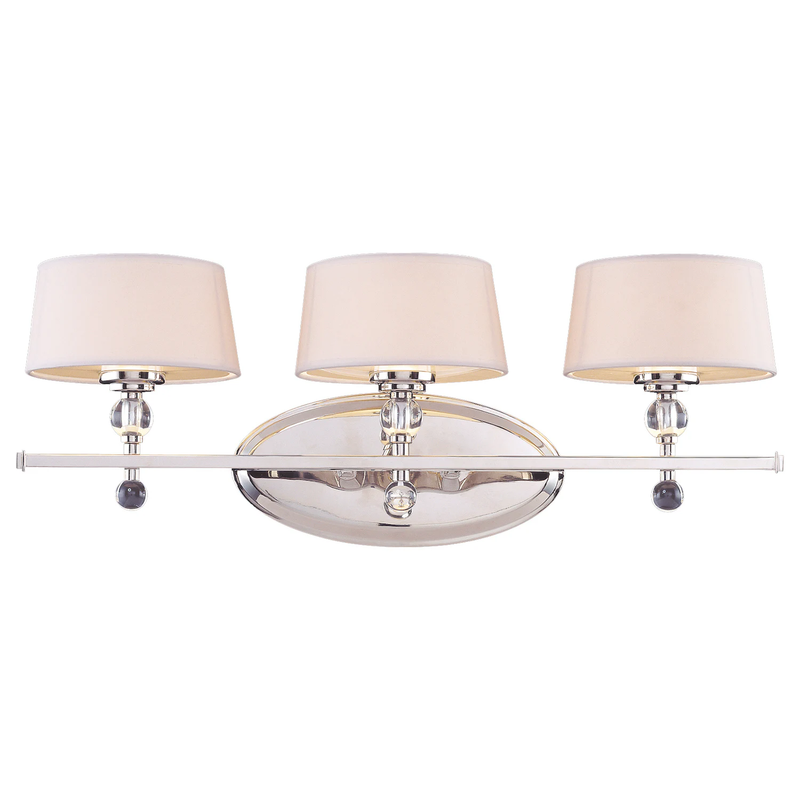 MURREN 3 LIGHT BATH BAR, 8-1041-3-109, Retail: $277.50, Wholesale: $185.00, FINAL PRICE: $65.00 + TAX, LOC: C-5
