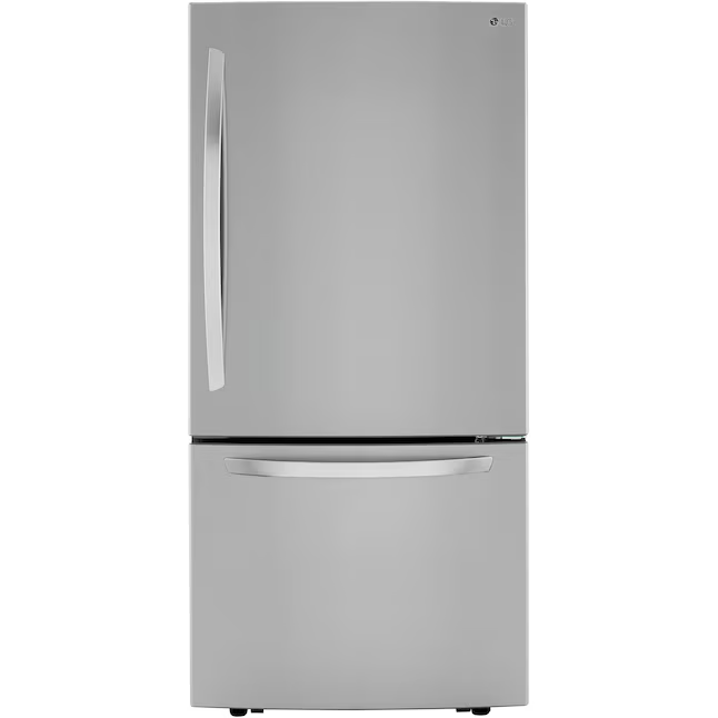 LG 25.5-cu ft Standard-Depth Bottom-Freezer Refrigerator with Ice Maker (PrintProof Stainless Steel), LRDCS2603S/00 *JR2507, Retail: $2,199.00, FINAL PRICE: $1,199.99 + TAX