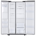 Samsung 22-cu ft Counter-Depth Side-by-Side Refrigerator with Ice Maker and Water and Ice Dispenser (Fingerprint Resistant Stainless Steel), RS22T5201SR, MSRP: $1,777.00, FINAL PRICE: $899.99 + TAX