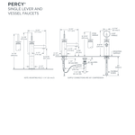 DXV PERCY Bathroom Faucet Single Control Loop Handle in Polished Chrome, D35105104.100 MSRP: $519.00, Final Price: $207.20 + Tax
