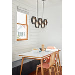 Quoizel Bismarck 5-Light Earth Black Modern/Contemporary Linear Large Hanging Kitchen Island Light, BSK540EK *JR2509, Retail: $549.99, FINAL PRICE: $249.99 + TAX