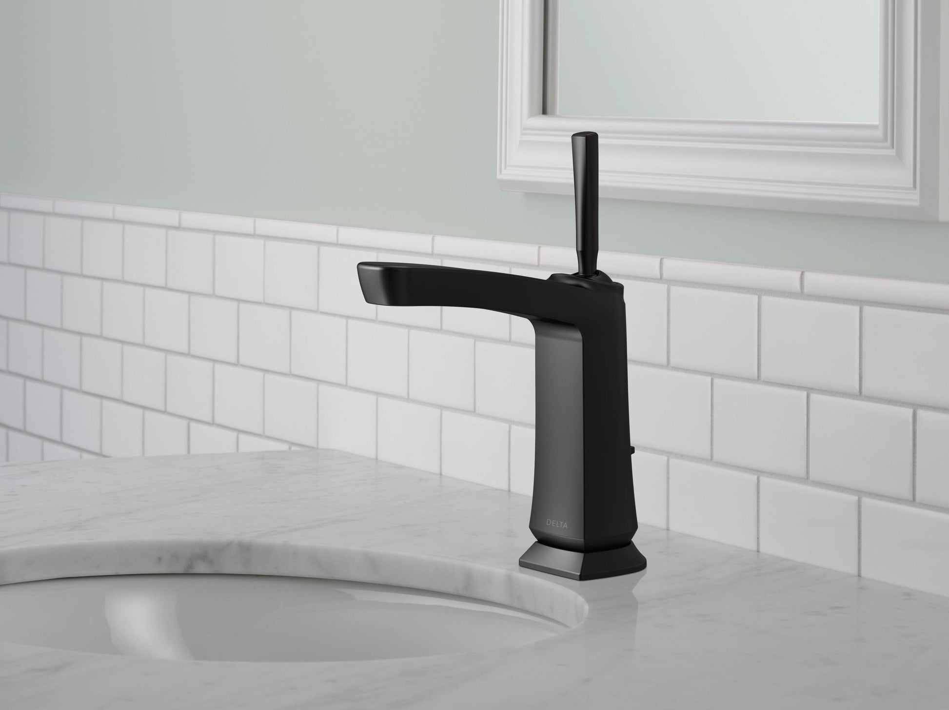 Delta Vesna Single Handle Centerset Bathroom Faucet in Matte Black, 15989LF-BL, MRSP: $331.75, FINAL PRICE: $ + TAX