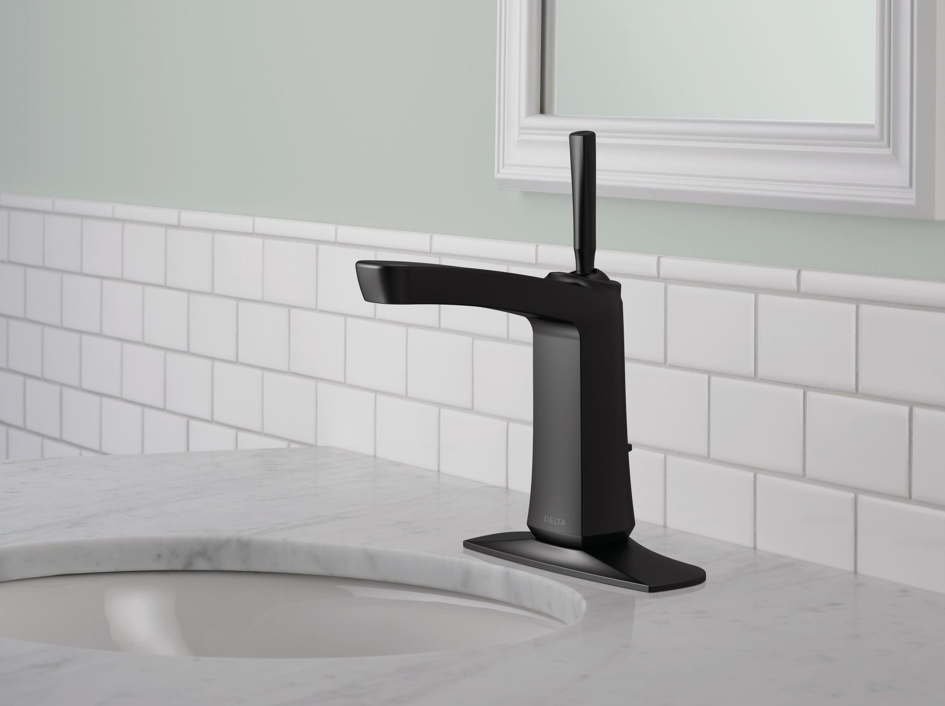 Delta Vesna Single Handle Centerset Bathroom Faucet in Matte Black, 15989LF-BL, MRSP: $331.75, FINAL PRICE: $ + TAX