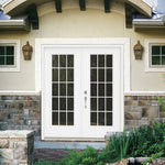 Steel Right-hand inswing French Patio Door with Low-E Glass with Grilles (Brickmould Included)