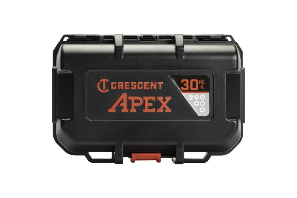Crescent Apex u-GUARD 1/4-in x Impact Driver Bit Set 30 -Piece