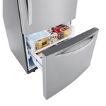 LG 25.5-cu ft Standard-Depth Bottom-Freezer Refrigerator with Ice Maker (PrintProof Stainless Steel), LRDCS2603S/00 *JR2507, Retail: $2,199.00, FINAL PRICE: $1,199.99 + TAX