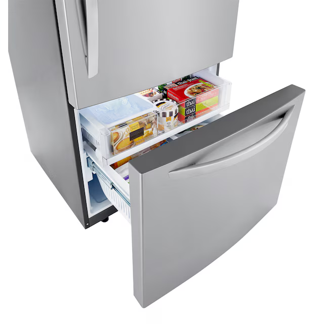 LG 25.5-cu ft Standard-Depth Bottom-Freezer Refrigerator with Ice Maker (PrintProof Stainless Steel), LRDCS2603S/00 *JR2507, Retail: $2,199.00, FINAL PRICE: $1,199.99 + TAX