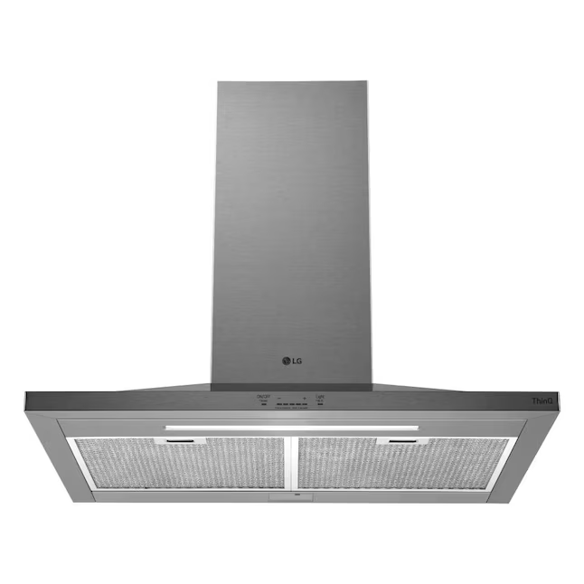 LG 30 inch Ducted 600-CFM Stainless Steel Wall-Mounted Range Hood