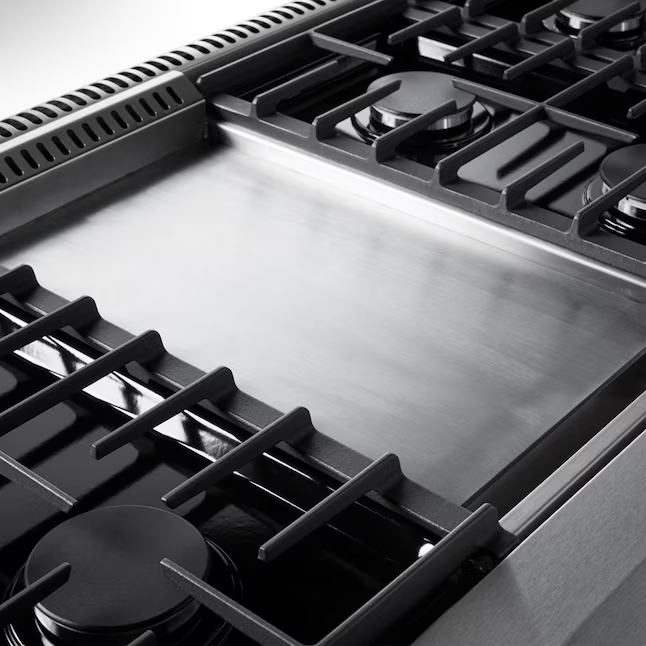 Thor Kitchen 48-in 7 burners 4.6-cu ft / 2.2-cu ft Convection Oven Freestanding Double Oven Gas Range (Stainless Steel), LRG4807U *JR2508, Retail: $5,499.00, FINAL PRICE: $3,799.99 + TAX