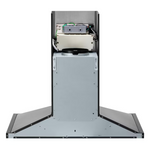 LG 30-in Ducted 600-CFM Black Stainless Steel Wall-Mounted Range Hood with Charcoal Filter