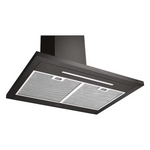 LG 30-in Ducted 600-CFM Black Stainless Steel Wall-Mounted Range Hood with Charcoal Filter