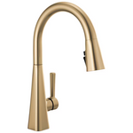 Delta Lenta Gold Champagne Bronze Single Handle Deck-mount Pull-down Kitchen Faucet with Sprayer (Deck Plate Included), 19802Z-CZ-DST *HD2507, Retail: $591.65, FINAL PRICE: $149.99 + TAX