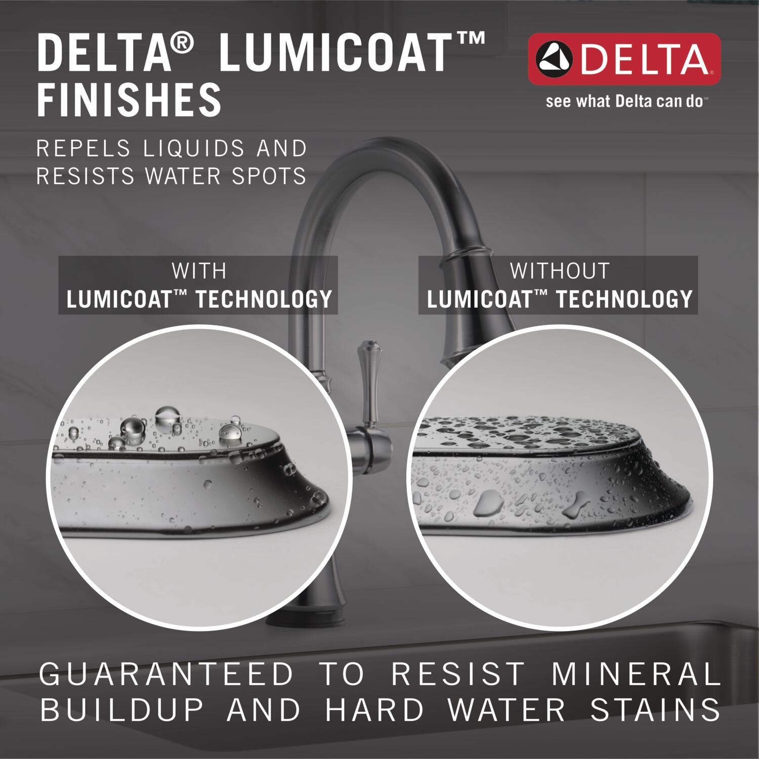 Delta Emmeline Single Handle Pull-Down Kitchen Faucet in Lumicoat Arctic Stainless, 9182-AR-PR-DST, MRSP: $589, FINAL PRICE: $279.99 + TAX