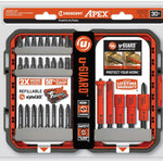 Crescent Apex u-GUARD 1/4-in x Impact Driver Bit Set 30 -Piece