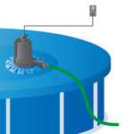 Utilitech 2400 Plug-in Pool Cover Pump, 148003 955587, MSRP: $199.00 - FINAL: