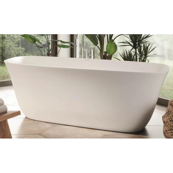 Acquabella Cristallo Center Drain 67x29 Freestanding Bathtub in Gloss White, CB6729GW, Retail: $10,000.00, FINAL PRICE: $1,499.99 + TAX