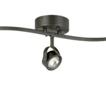allen + roth Memphis 27-in 3 -Light Black dimmable Integrated Traditional Track Bar